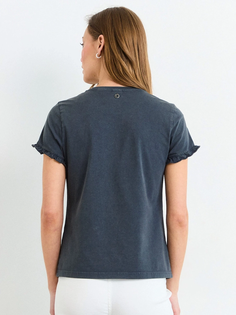 POLERA MUJER IO ALGODÓN ESTAMPADA - 2