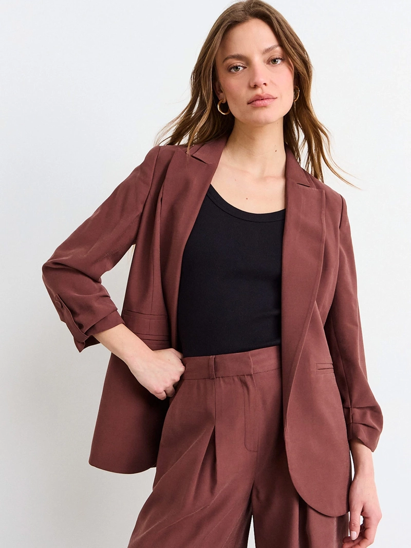 BLAZER MUJER IO LISO - 1