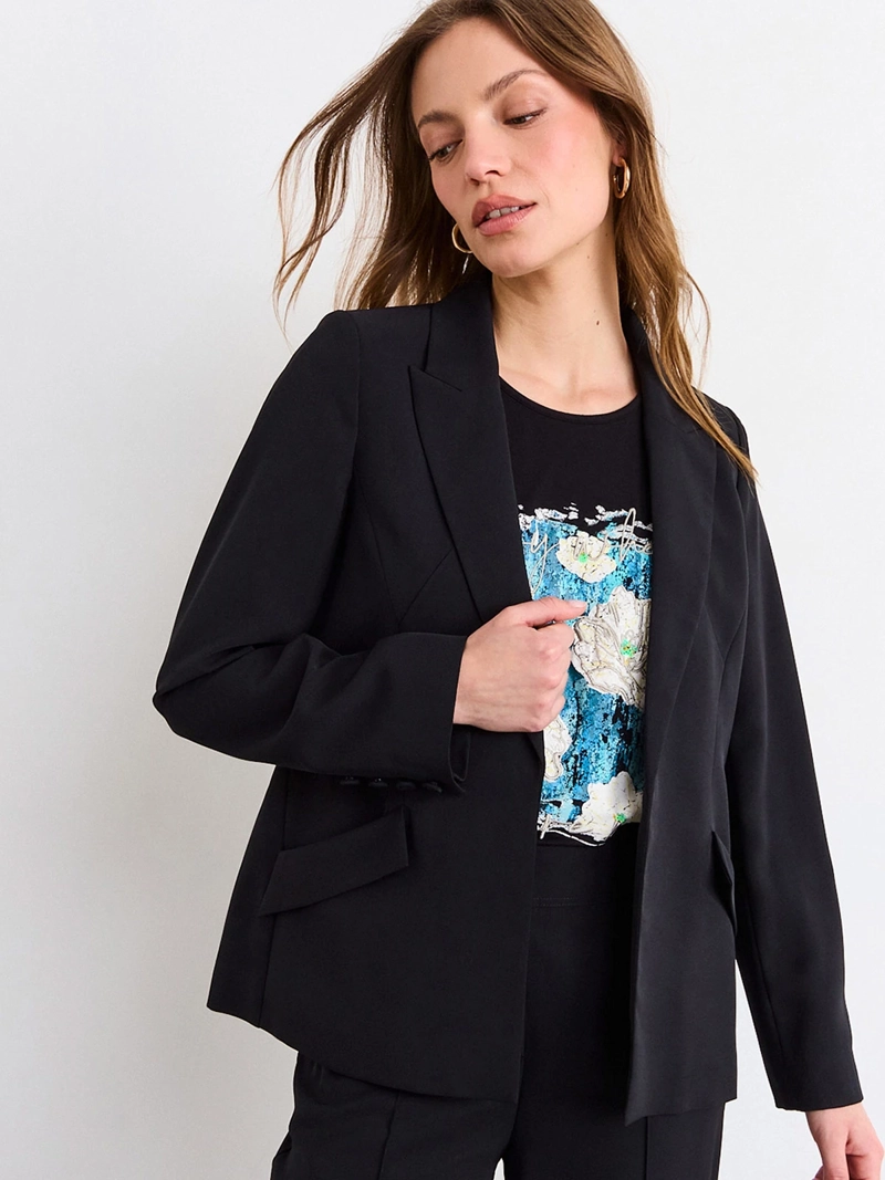 BLAZER MUJER IO LISO - 1