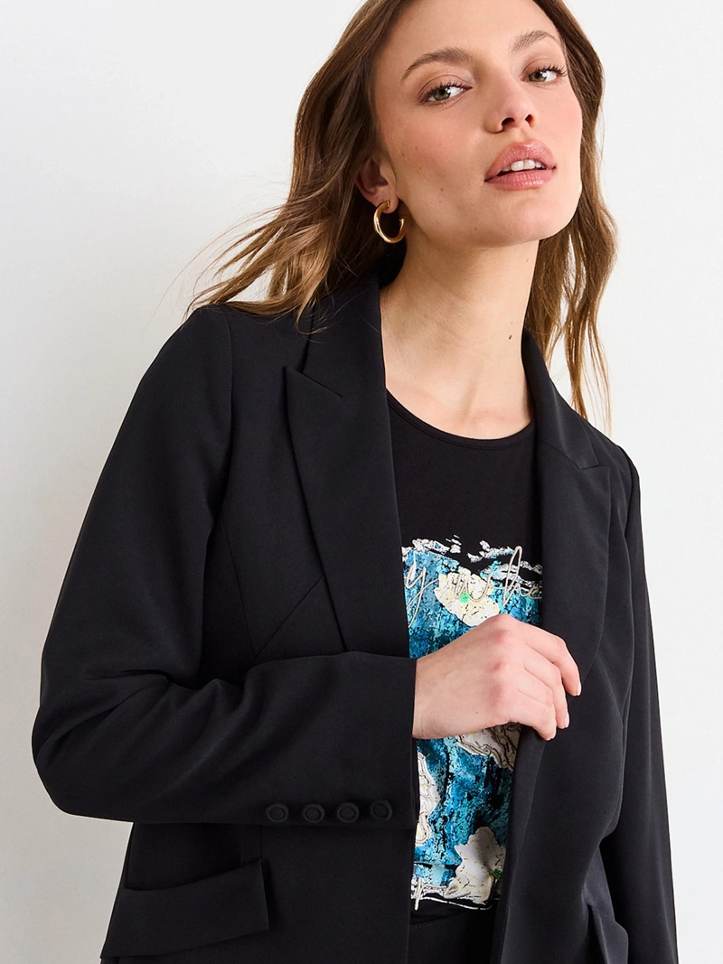 BLAZER MUJER IO LISO - 3