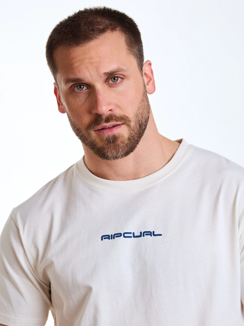 POLERA HOMBRE RIP CURL ALGODÓN MANGA CORTA - 4