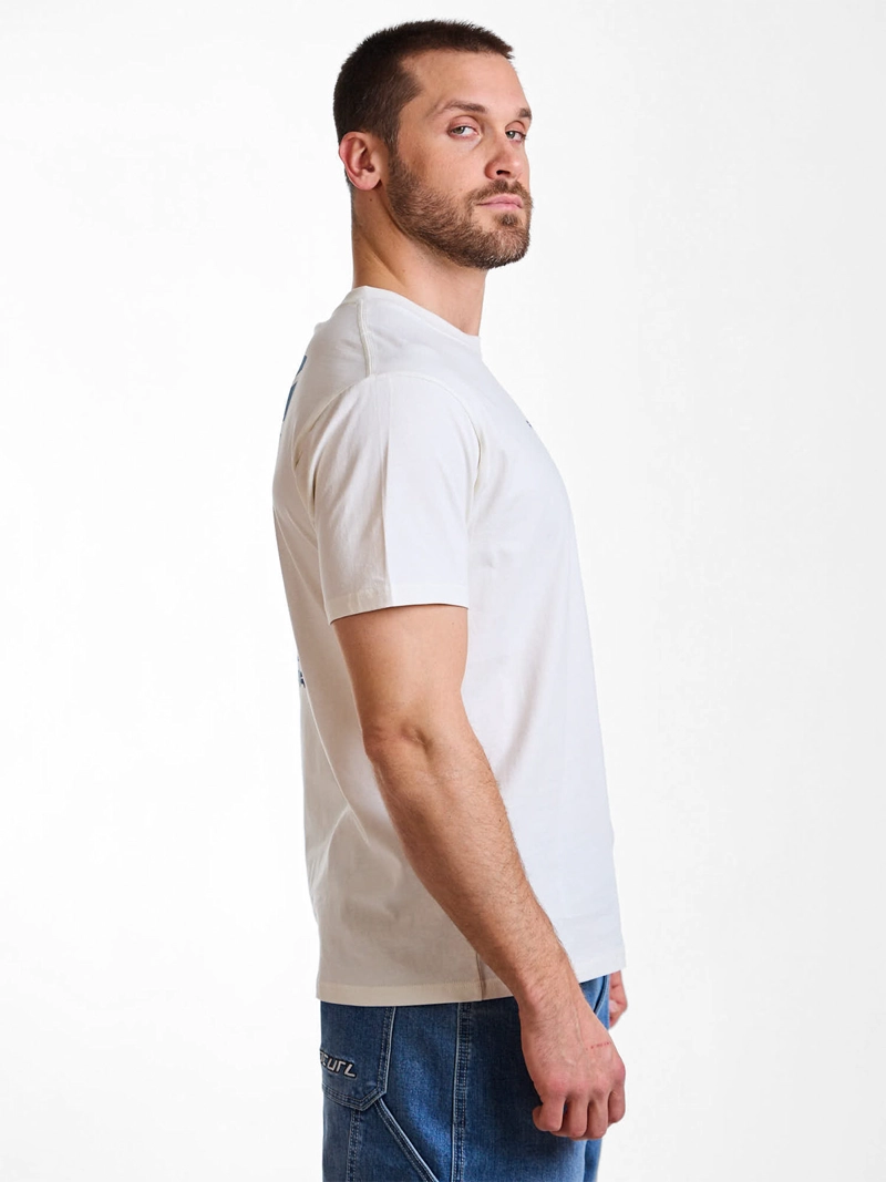 POLERA HOMBRE RIP CURL ALGODÓN MANGA CORTA - 3