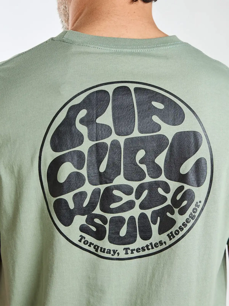 POLERA HOMBRE RIP CURL ALGODÓN MANGA CORTA - 5