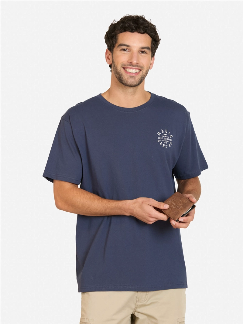 POLERA HOMBRE MAUI & SONS ALGODÓN + BILLETERA - 1