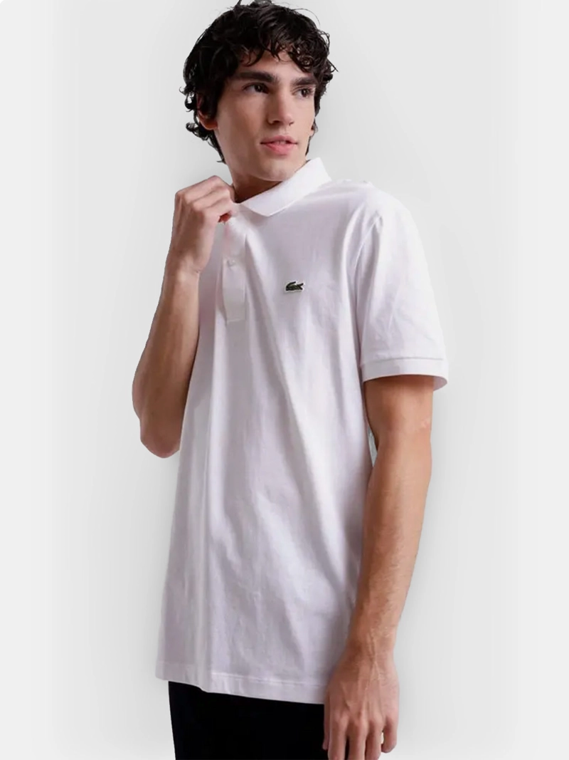 POLERA HOMBRE LACOSTE ALGODÓN CUELLO PIQUE