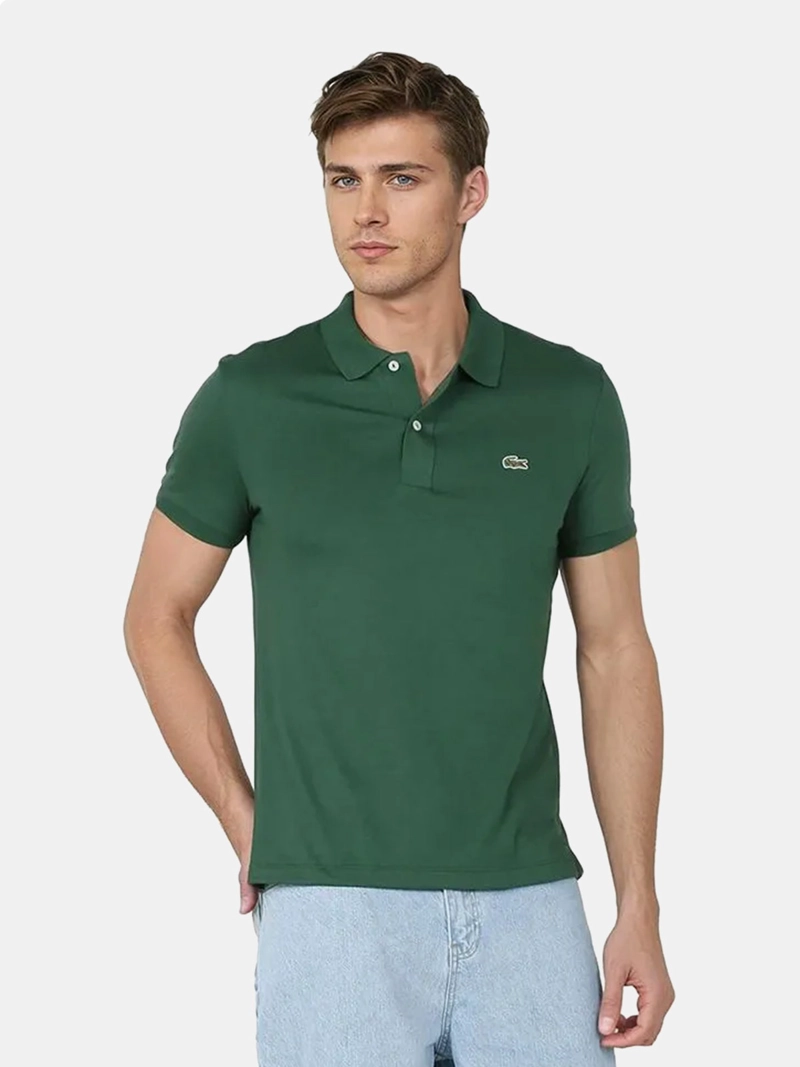 POLERA HOMBRE LACOSTE ALGODÓN CUELLO PIQUE