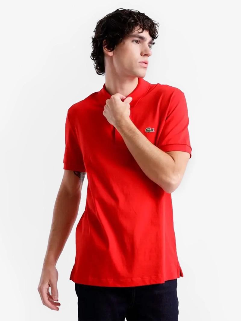 POLERA HOMBRE LACOSTE ALGODÓN CUELLO PIQUE