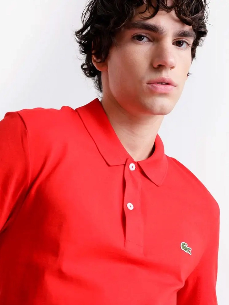 POLERA HOMBRE LACOSTE ALGODÓN CUELLO PIQUE - 2