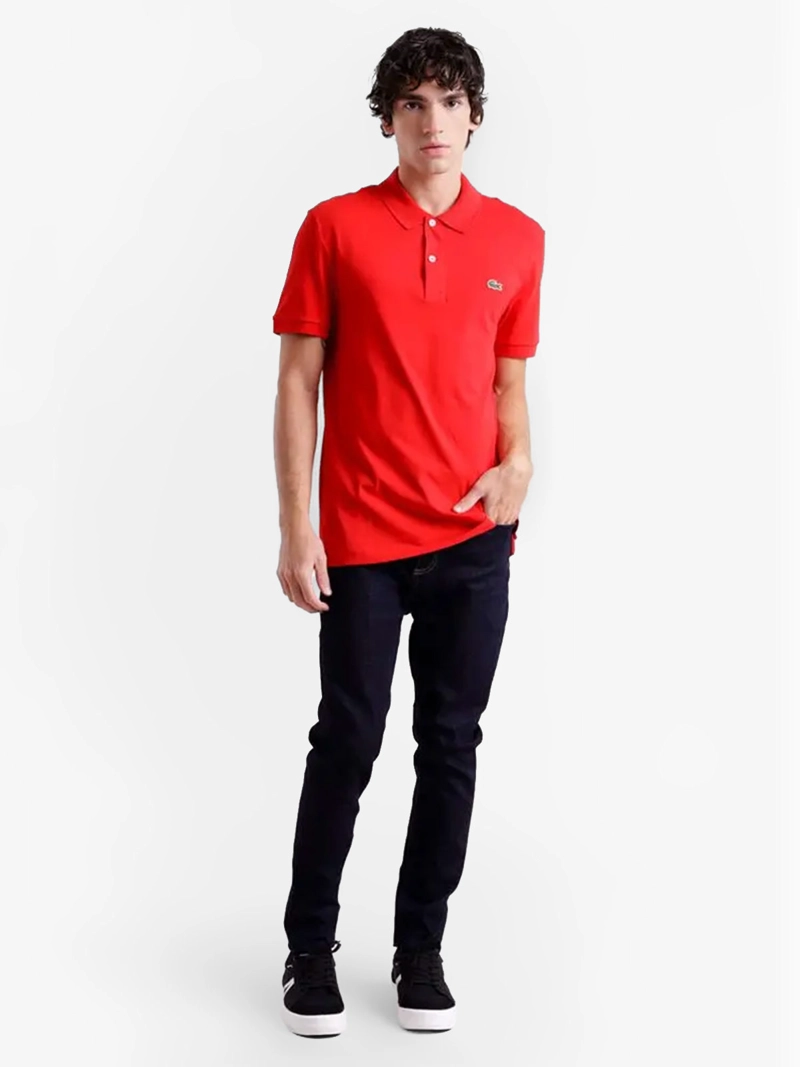 POLERA HOMBRE LACOSTE ALGODÓN CUELLO PIQUE - 3