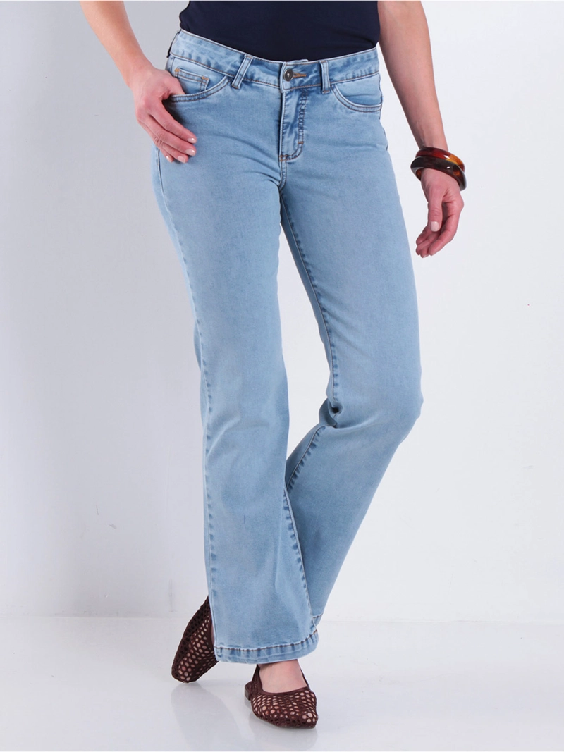 JEANS MUJER WADOS ALGODÓN RECTO TIRO BAJO - 2