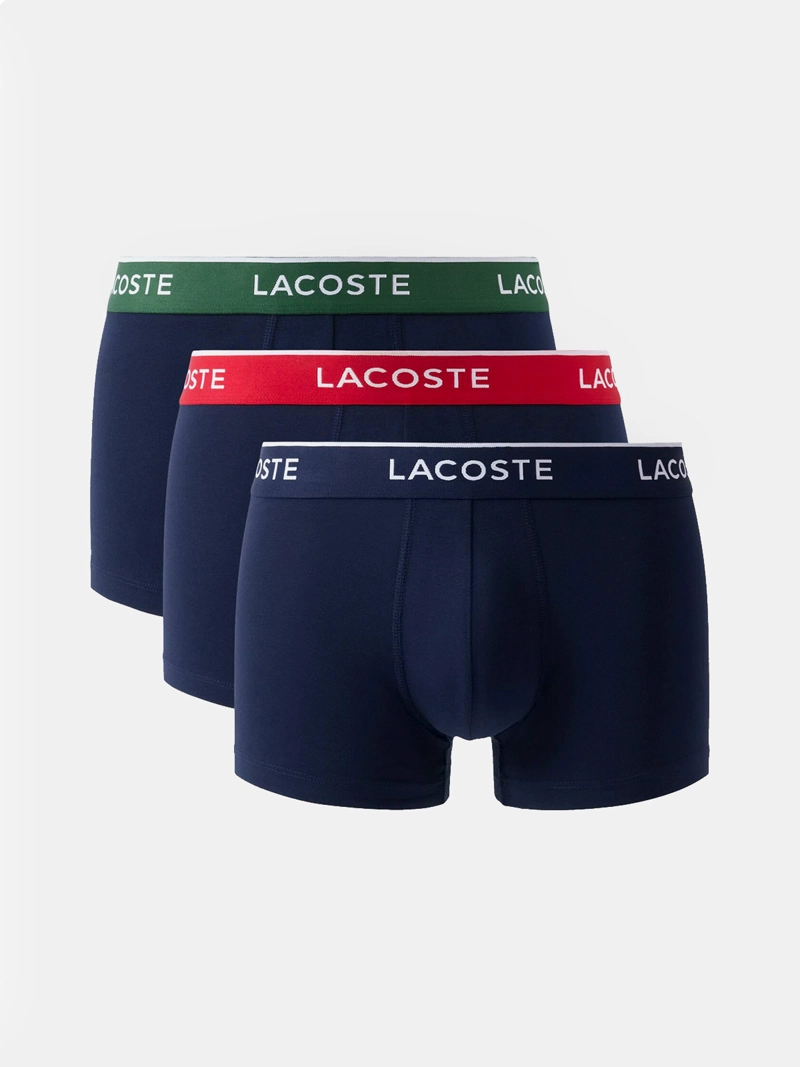 PACK X3 BOXER HOMBRE LACOSTE ALGODÓN - 1