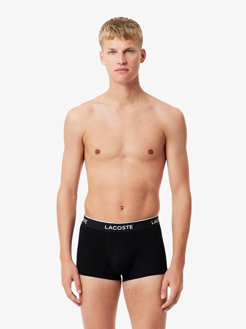 PACK X3 BOXER HOMBRE LACOSTE ALGODÓN - 2
