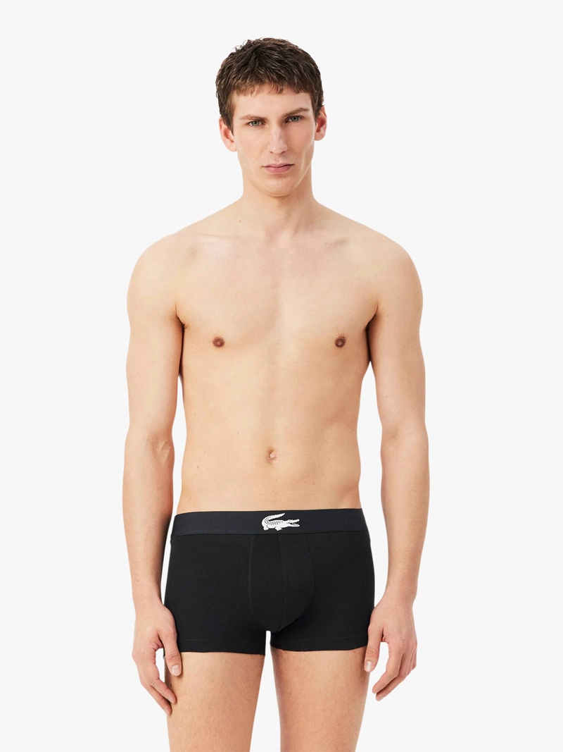 PACK X3 BOXER HOMBRE LACOSTE ALGODÓN - 2
