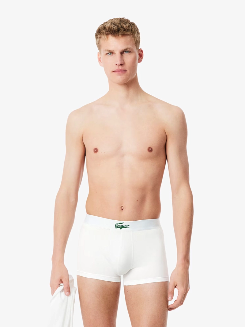 PACK X3 BOXER HOMBRE LACOSTE ALGODÓN - 2