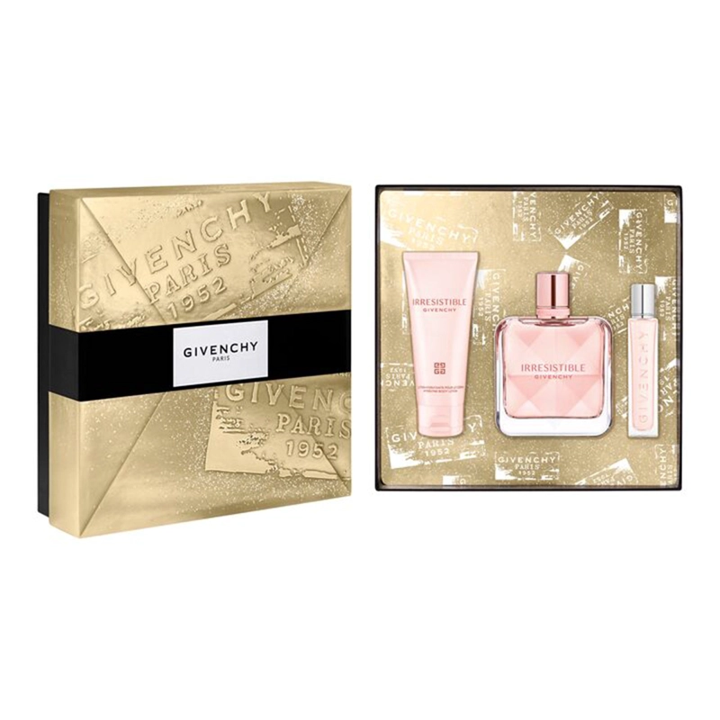 SET PERFUME MUJER GIVENCHY IRRESISTIBLE EDP 80ML+75ML+S12.5ML