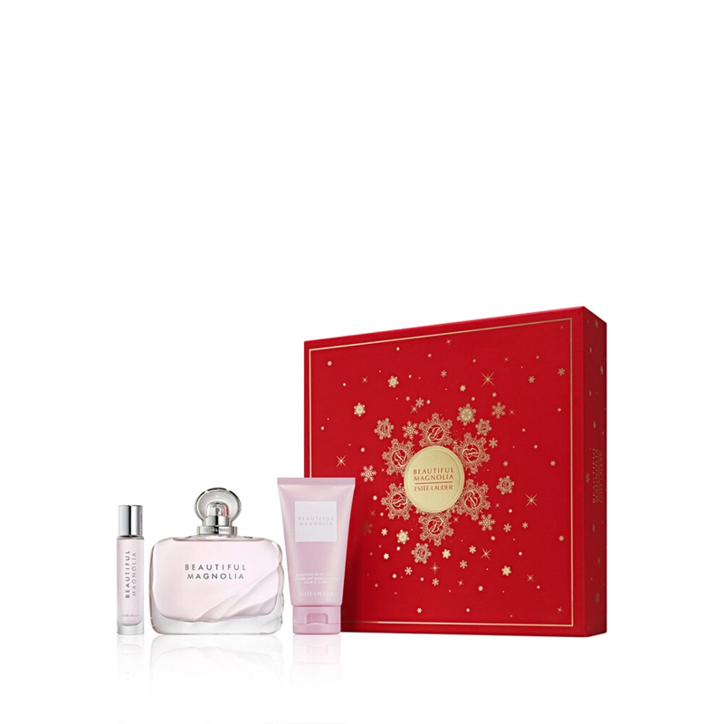 SET PERFUME MUJER ESTEE LAUDER BEAUTIFUL MAGNOLIA EDP 100ML+75ML+10ML