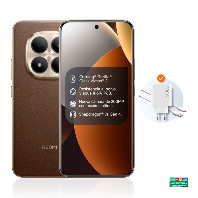 SMARTPHONE XIAOMI REDMI NOTE 15 PRO+ 5G 512GB 12GB RAM 6.8” - 2