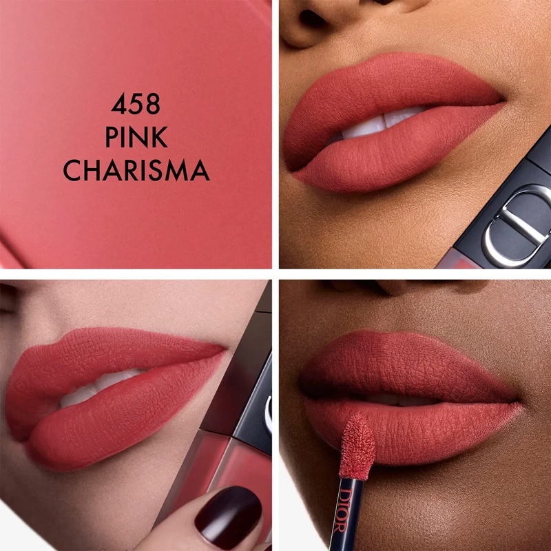 LABIAL DIOR ON STAGE INK BLUR MATTE PINK CHARISMA 6ML - 3