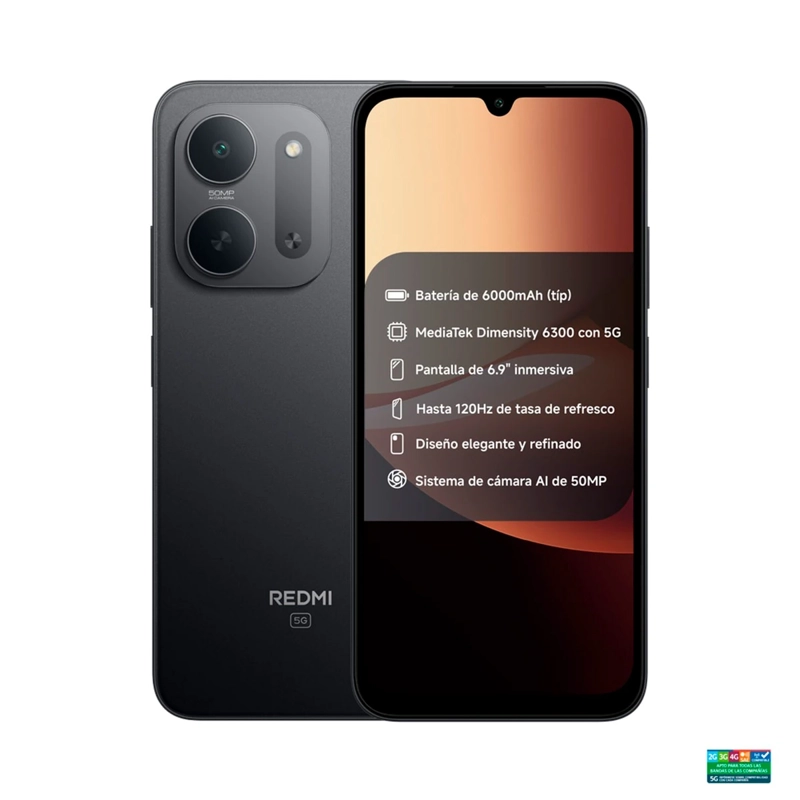 SMARTPHONE XIAOMI REDMI 17C 5G 128GB 4G RAM 50MP 6.9” - 2