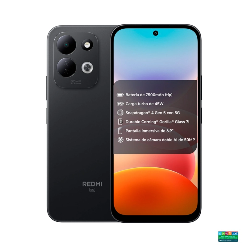 SMARTPHONE XIAOMI REDMI 17 5G 128GB 4G RAM 50MP 6.9” - 2