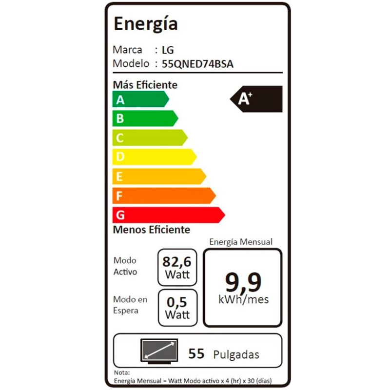 SMART TV LG QNED 4K UHD 55” EVO AI QNED74 Negro, foto 16