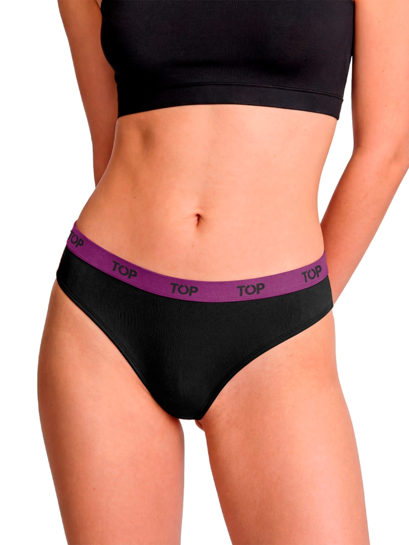 PACK X5 CALZÓN MUJER TOP ALGODÓN BIKINI - 4