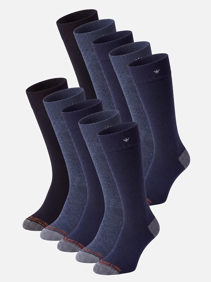 PACK X10 CALCETINES HOMBRE PALMERS LARGO - 1