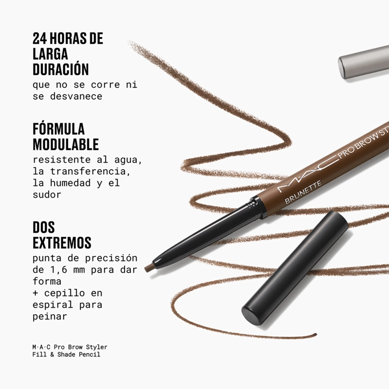 LAPIZ DE CEJAS MAC PRO BROW STYLER FILL & SHADE HICKORY - 3