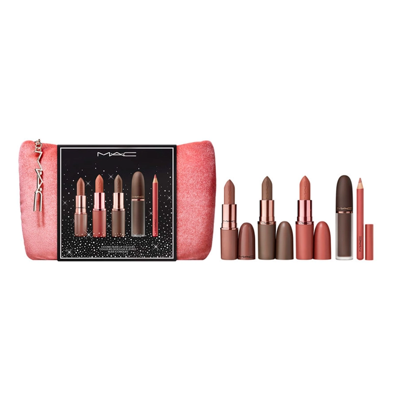 SET LABIALES MAC CELEBRITY NUDES LIP VAULT
