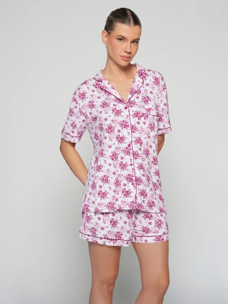 PIJAMA MUJER INTIME CAMISERO - 2