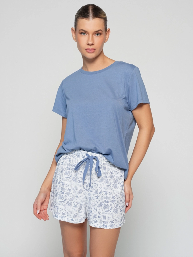 PIJAMA MUJER INTIME CORTO - 1