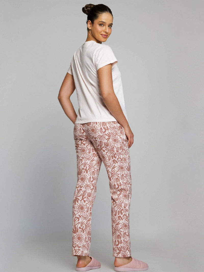 PANTALÓN DE PIJAMA MUJER INTIME ALGODÓN LARGO - 3