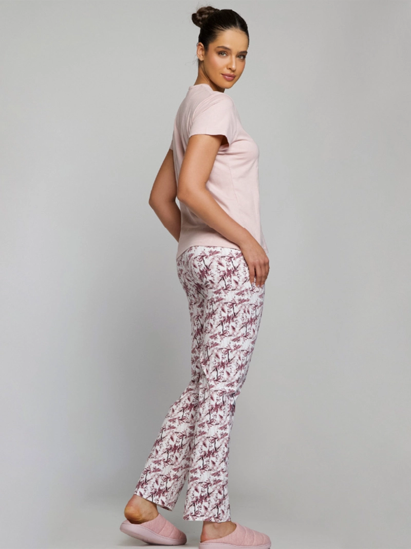 PANTALÓN DE PIJAMA MUJER INTIME ALGODÓN LARGO - 3