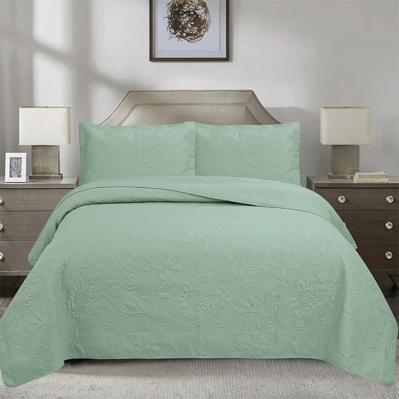 QUILT ANDES CLASSIC 2 PLAZAS MENTA  - 1