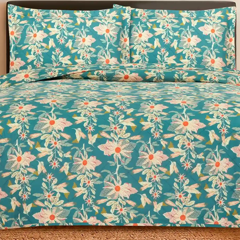 QUILT ANDES ESTAMPADO MARINA KING  - 1