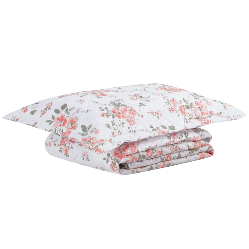 QUILT ANDES ESTAMPADO ROSAS 2 PLAZAS  - 3