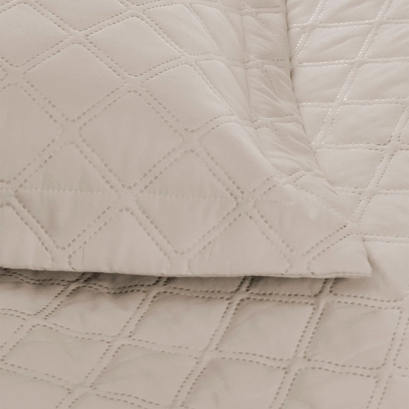 QUILT ANDES LISO 1.5 PLAZAS BEIGE - 2