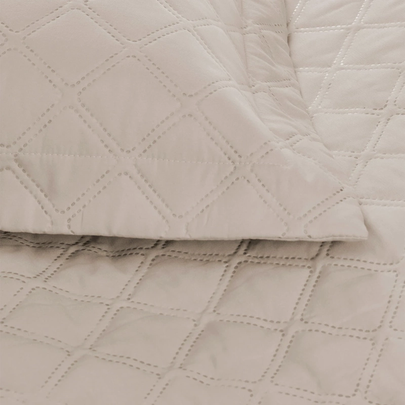 QUILT ANDES LISO 2 PLAZAS BEIGE - 2