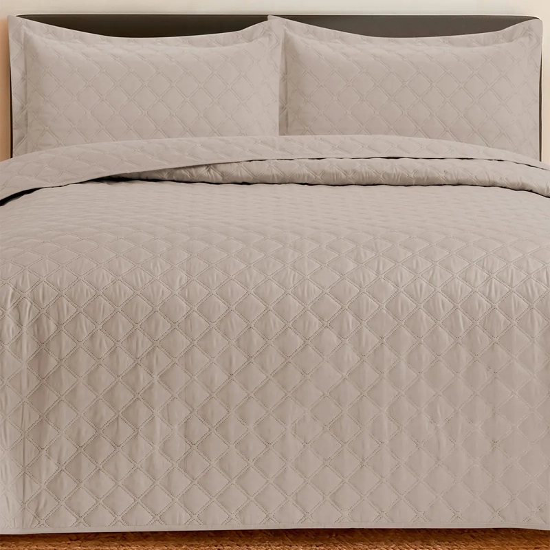 QUILT ANDES LISO KING BEIGE - 1