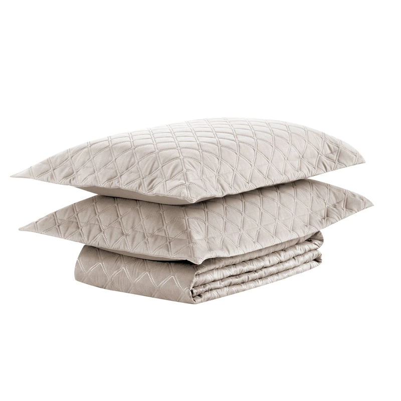 QUILT ANDES LISO KING BEIGE - 3