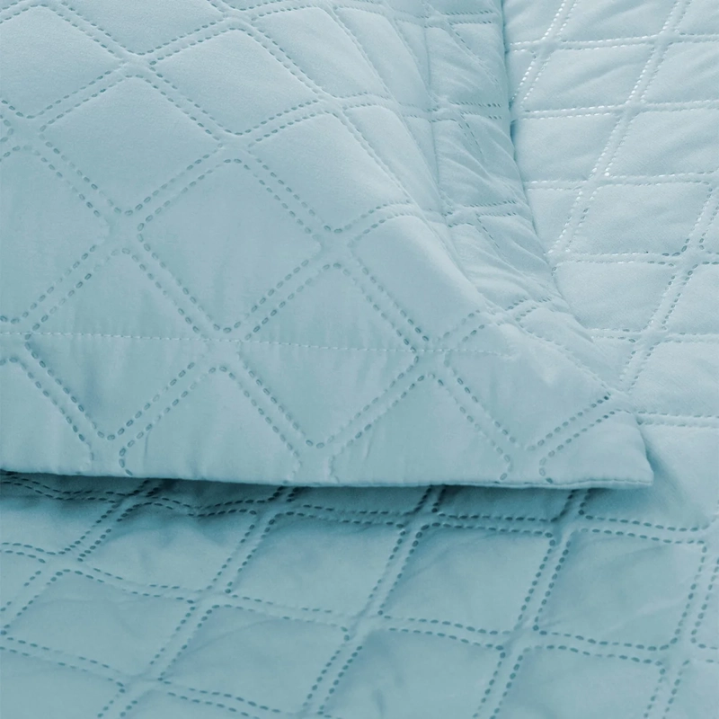QUILT ANDES LISO 2 PLAZAS CELESTE - 2