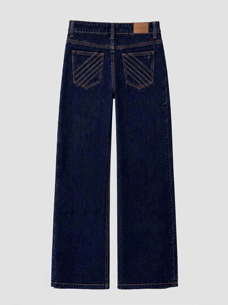 JEANS MUJER RAINDOOR ALGODÓN PLISADO - 2