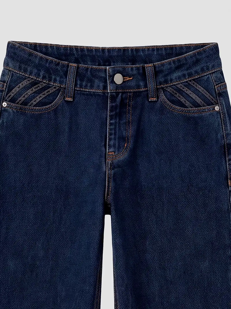 JEANS MUJER RAINDOOR ALGODÓN PLISADO - 3