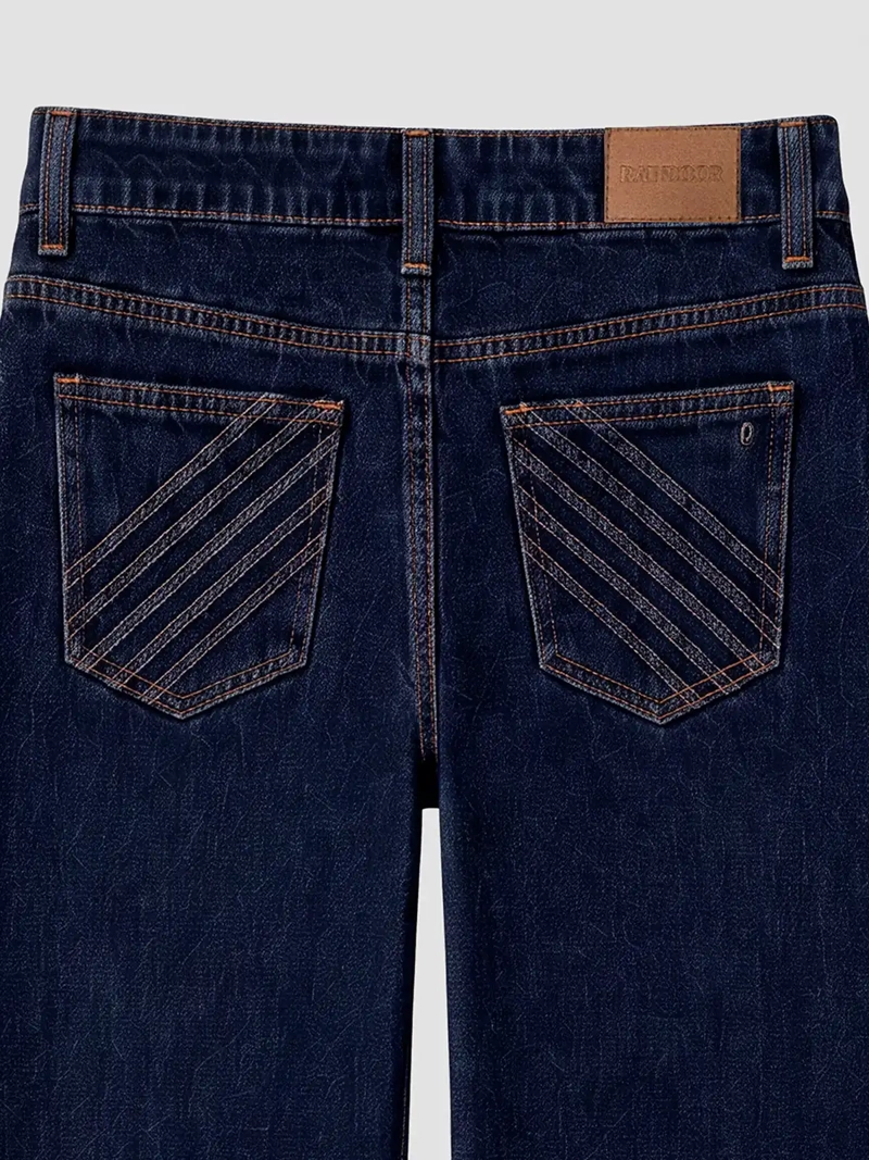 JEANS MUJER RAINDOOR ALGODÓN PLISADO - 4