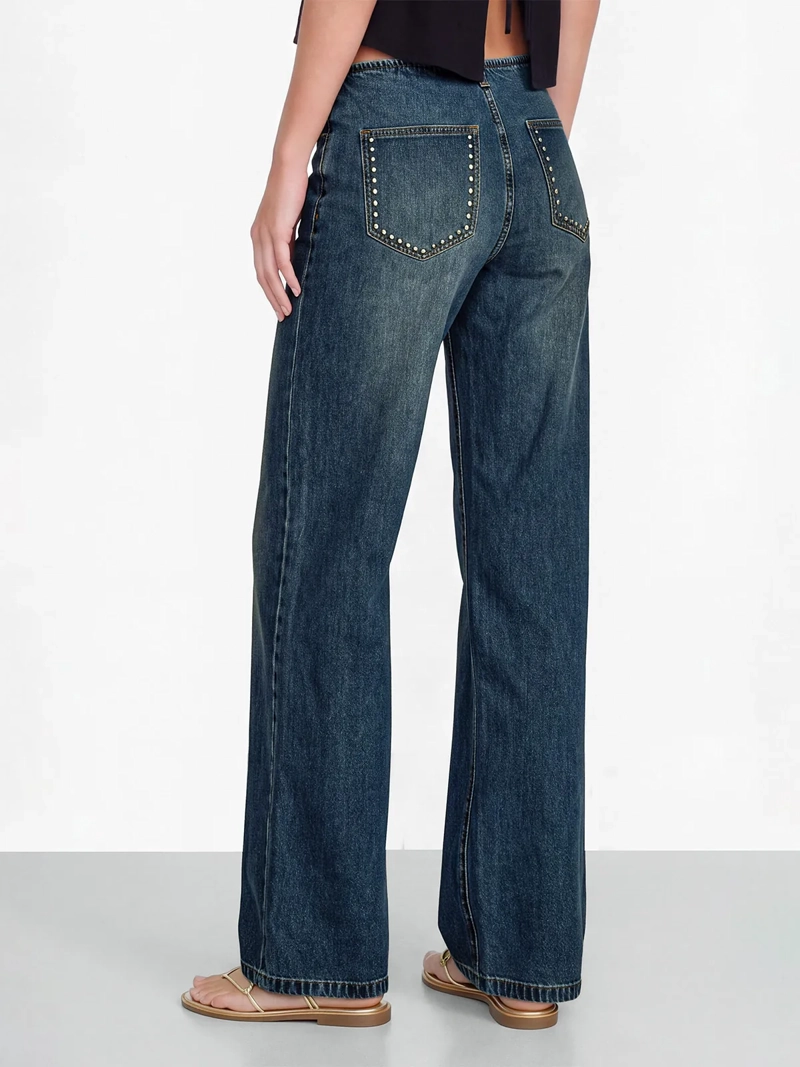 JEANS MUJER RAINDOOR ALGODÓN SIN PRETINA TACHAS - 3