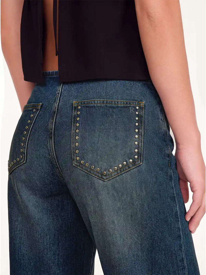 JEANS MUJER RAINDOOR ALGODÓN SIN PRETINA TACHAS - 5