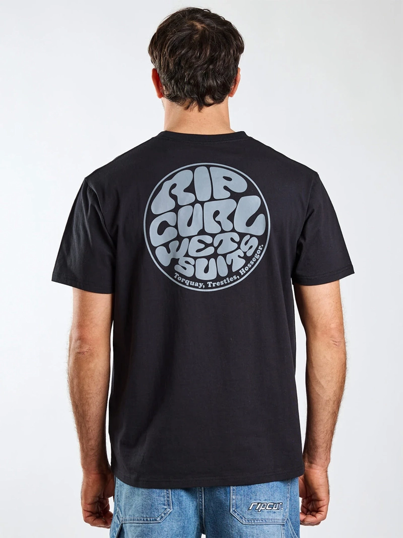 POLERA HOMBRE RIP CURL ALGODÓN MANGA CORTA - 2