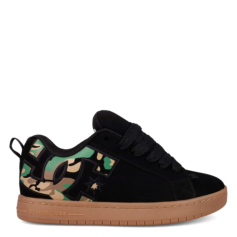 ZAPATILLAS HOMBRE DC URBANAS NEGRO CUERO - 1