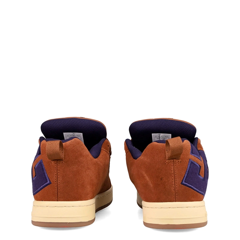 ZAPATILLAS HOMBRE DC URBANAS CAFÉ CUERO - 4