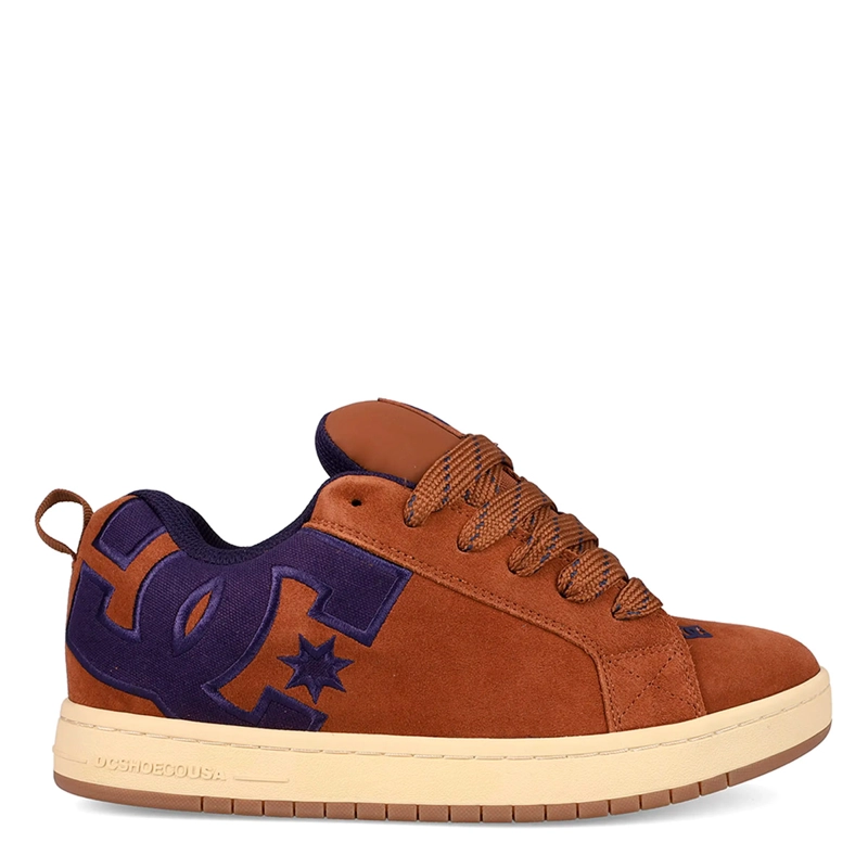 ZAPATILLAS HOMBRE DC URBANAS CAFÉ CUERO - 1